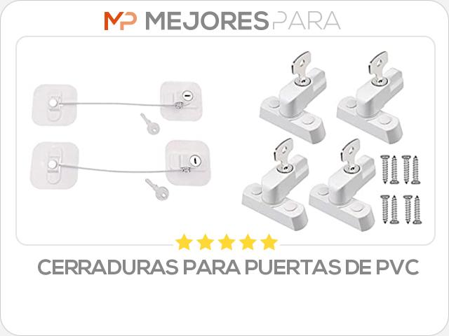 cerraduras para puertas de pvc