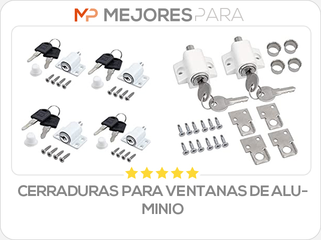 cerraduras para ventanas de aluminio