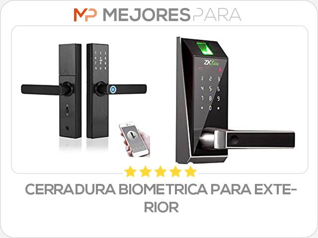 cerradura biometrica para exterior