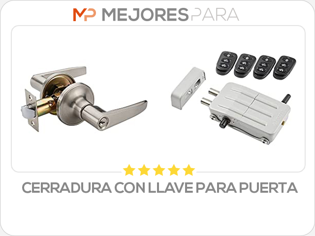 cerradura con llave para puerta