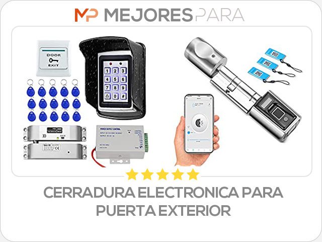 cerradura electronica para puerta exterior