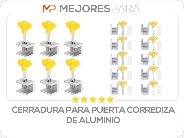 cerradura para puerta corrediza de aluminio