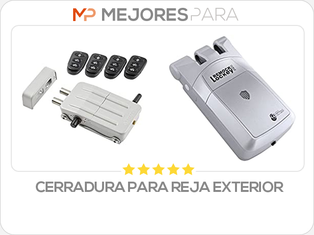 cerradura para reja exterior