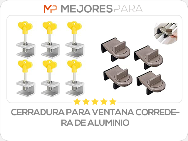 cerradura para ventana corredera de aluminio