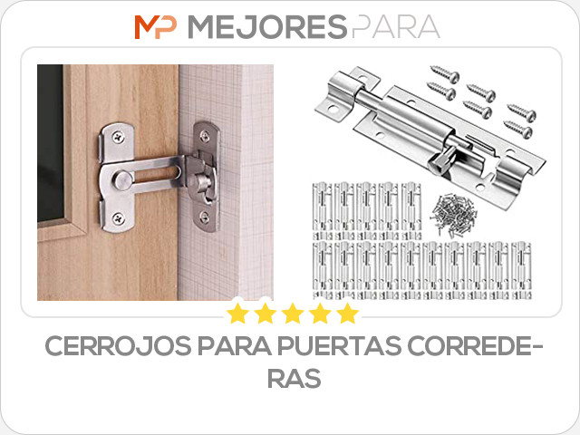 cerrojos para puertas correderas