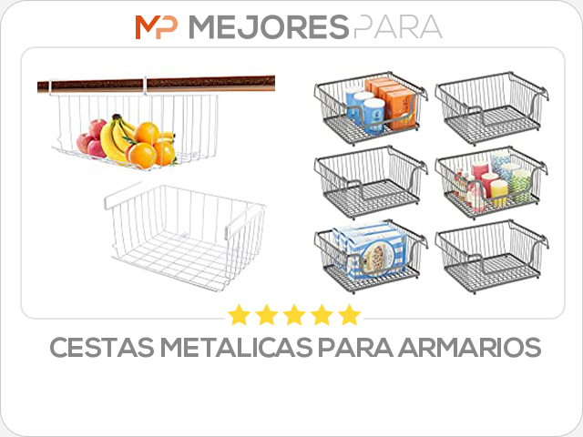 cestas metalicas para armarios