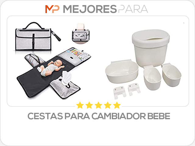 cestas para cambiador bebe