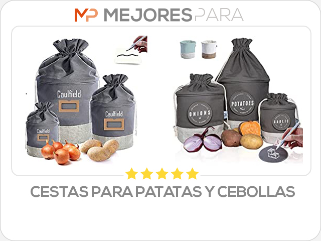 cestas para patatas y cebollas