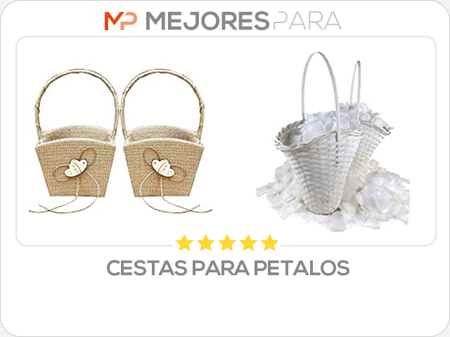 cestas para petalos