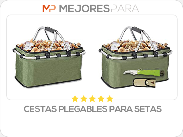 cestas plegables para setas