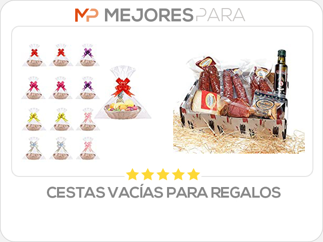 cestas vacías para regalos