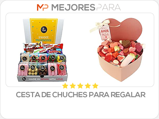 cesta de chuches para regalar