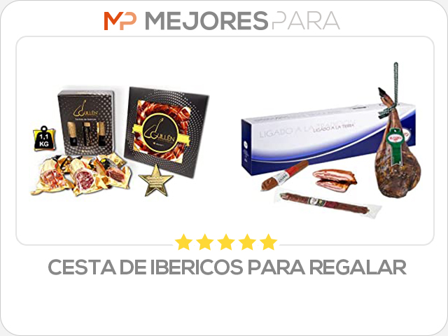 cesta de ibericos para regalar