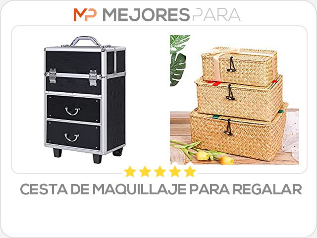 cesta de maquillaje para regalar