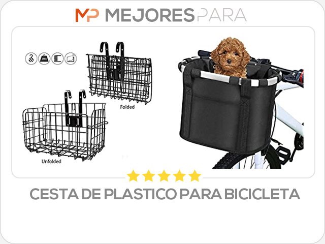 cesta de plastico para bicicleta