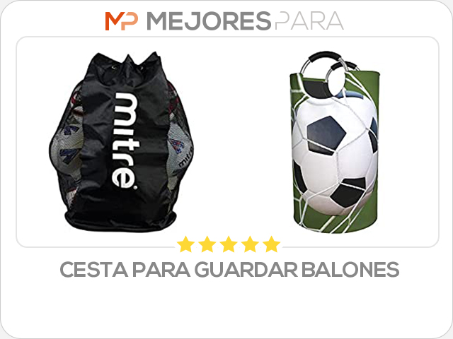 cesta para guardar balones