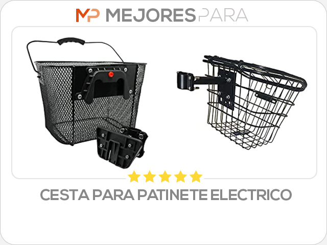 cesta para patinete electrico