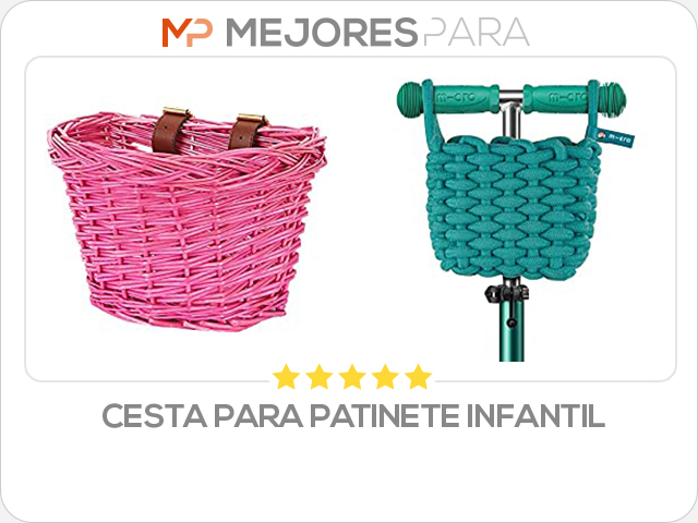 cesta para patinete infantil