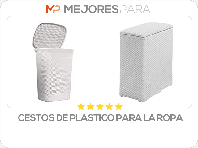 cestos de plastico para la ropa