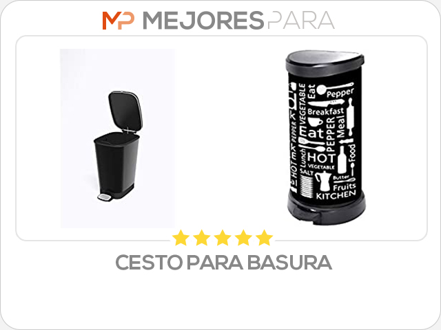 cesto para basura