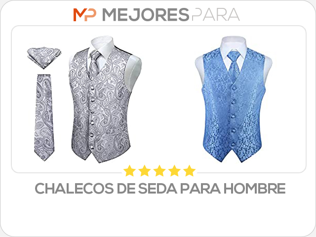 chalecos de seda para hombre