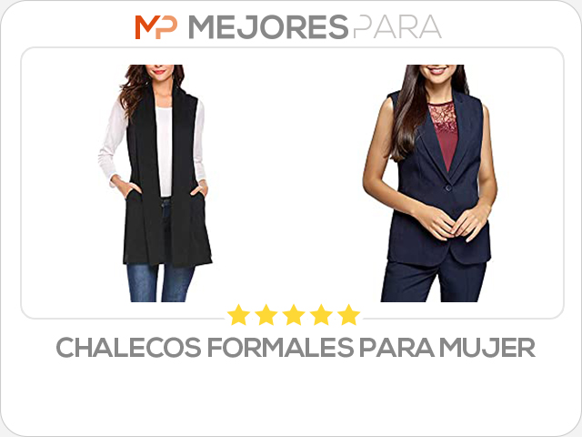 chalecos formales para mujer