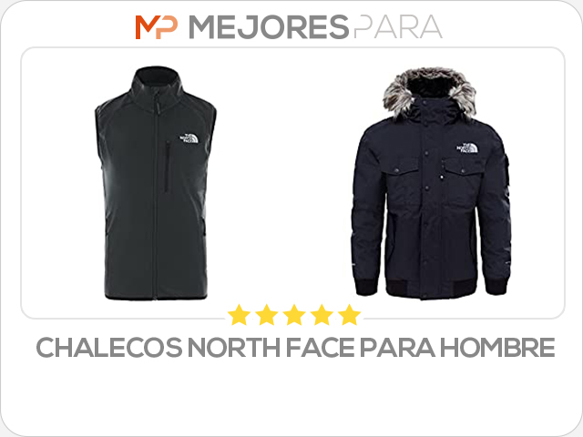 chalecos north face para hombre