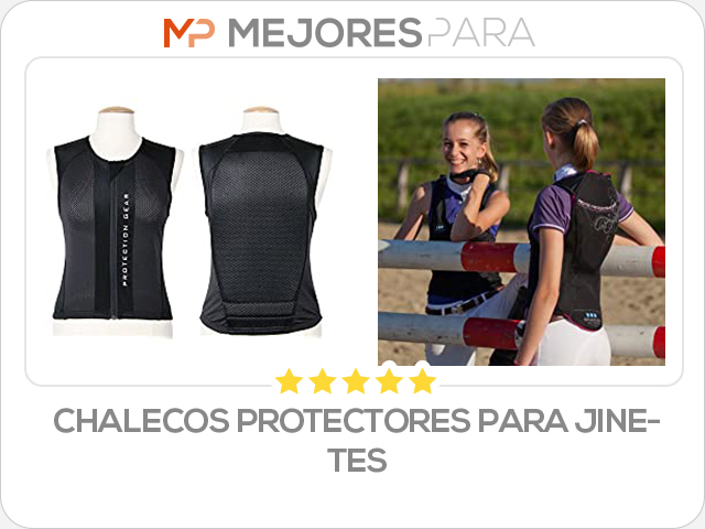 chalecos protectores para jinetes