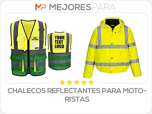 chalecos reflectantes para motoristas