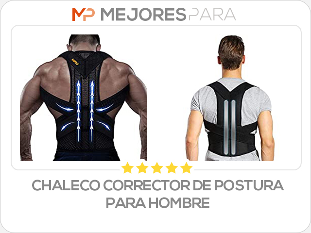 chaleco corrector de postura para hombre