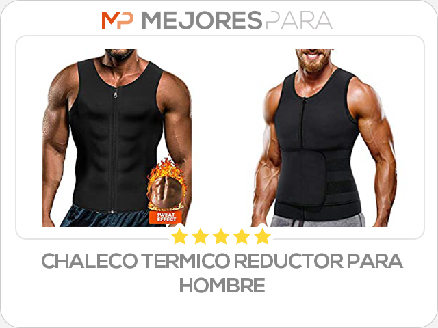 chaleco termico reductor para hombre