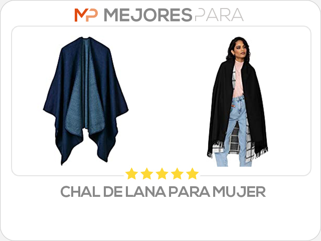 chal de lana para mujer