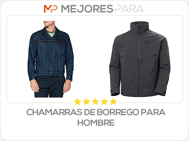 chamarras de borrego para hombre