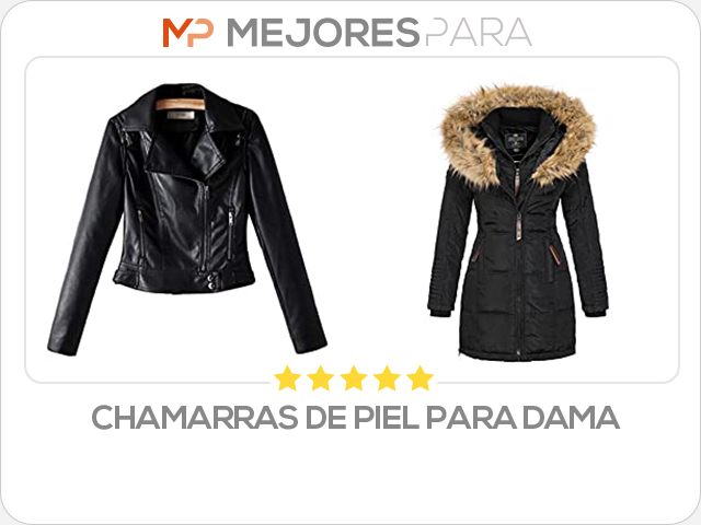 chamarras de piel para dama