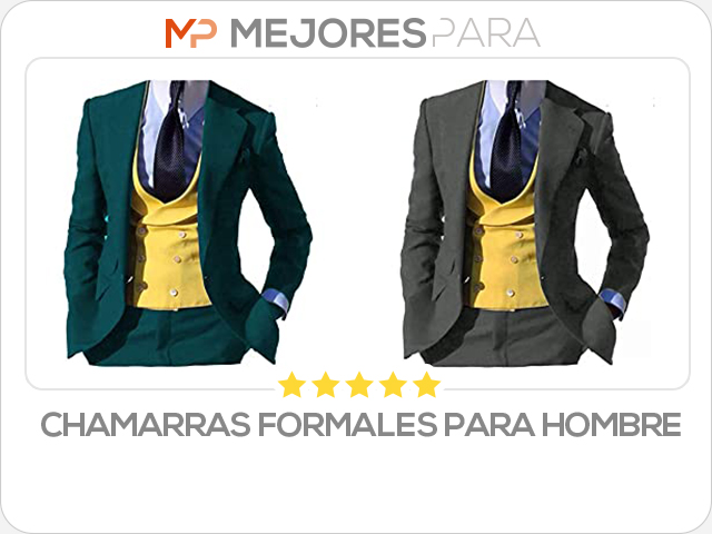 chamarras formales para hombre