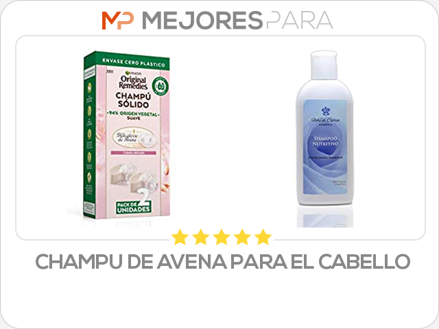 champu de avena para el cabello