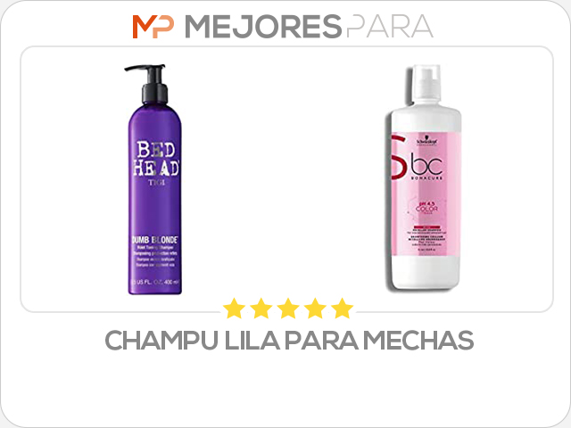 champu lila para mechas