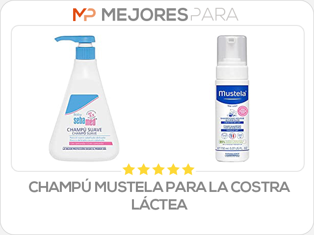 champú mustela para la costra láctea