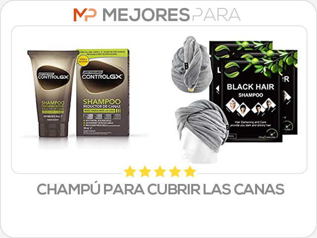 champú para cubrir las canas