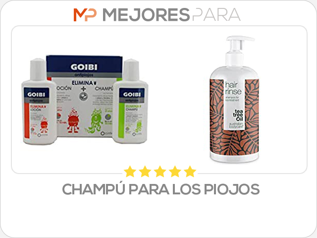 champú para los piojos