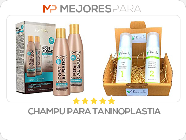 champu para taninoplastia