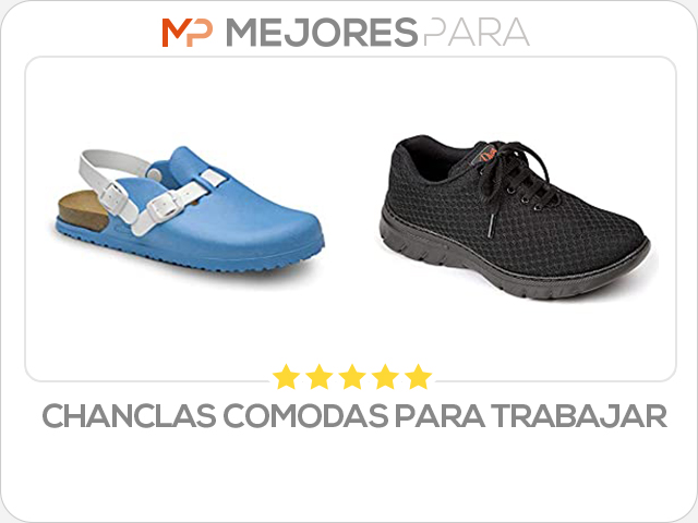 chanclas comodas para trabajar