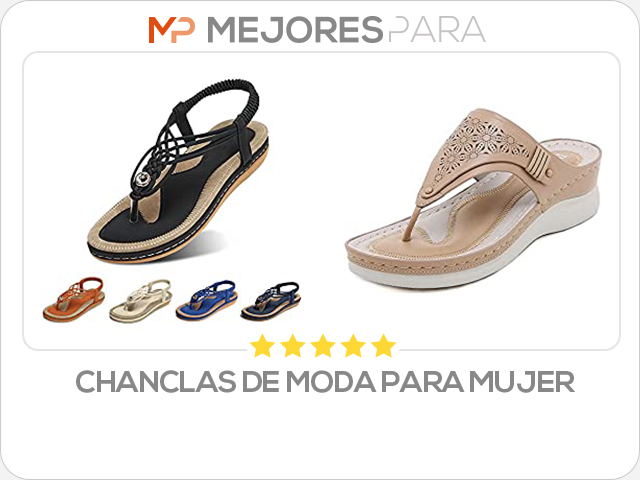 chanclas de moda para mujer