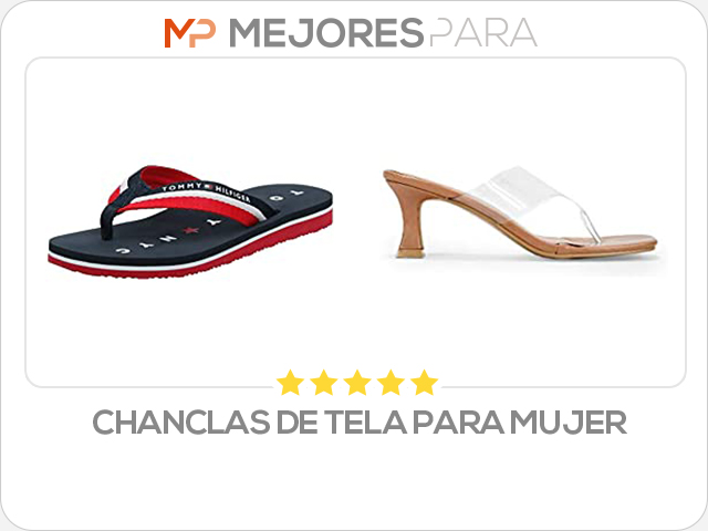 chanclas de tela para mujer