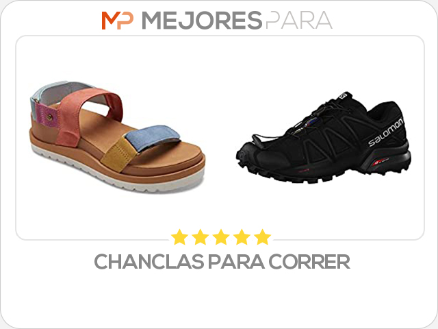 chanclas para correr