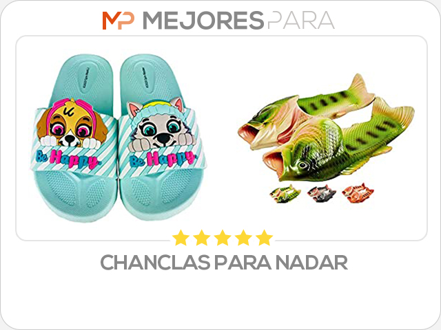 chanclas para nadar