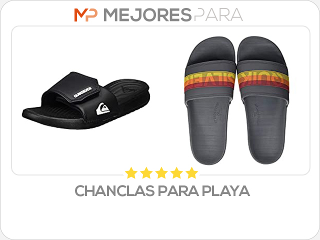 chanclas para playa