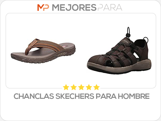 chanclas skechers para hombre