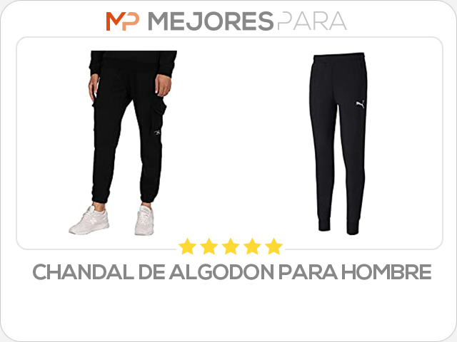 chandal de algodon para hombre