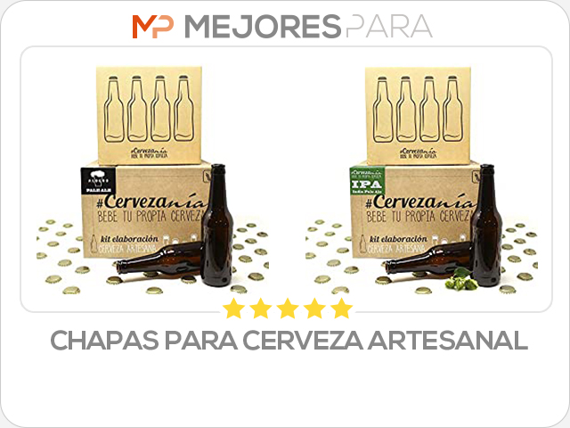 chapas para cerveza artesanal